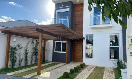 Casa à venda com 3 quartos no jardim park real, indaiatuba.