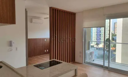 Apartamento para venda e locação com 1 suíte no cambuí, campinas.