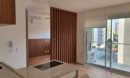 Apartamento para venda e locação com 1 suíte no Cambuí, Campinas.