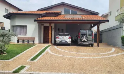 Casa à venda com 3 suítes no Residencial Terras do Caribe, Valinhos.