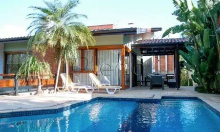 Sobrado à venda em Campinas, Parque Jatibaia (Sousas), com 4 suítes, com 492 m², Bosque Irapuã