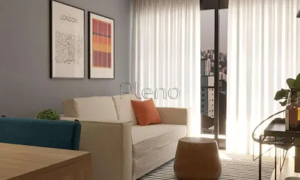 Apartamento à venda em Campinas, Cambuí, com 1 suíte, com 51 m², Condominio Edifício Limoges