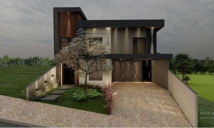 Casa nova à venda no Condomínio Villaggio Di Napolli, no bairro Loteamento Residencial Santa Gertrudes, em Valinhos - São Paulo.