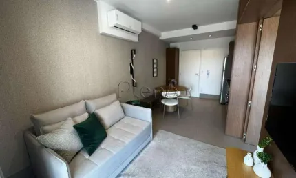 Apartamento para alugar em Campinas, Cambuí, com 1 quarto, com 39 m², MM536
