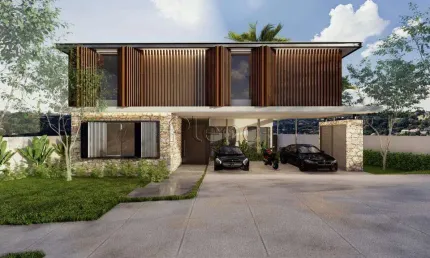 Sobrado à venda em Campinas, Loteamento Residencial Pedra Alta (Sousas), com 4 suítes, com 373.82 m²