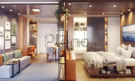 Apartamento à venda em Campinas, Centro, com 1 suíte, com 46 m², Sirius Patriani