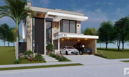 Casa à venda em Campinas, Jardim Madalena, com 3 suítes, com 225 m², Vista Campinas