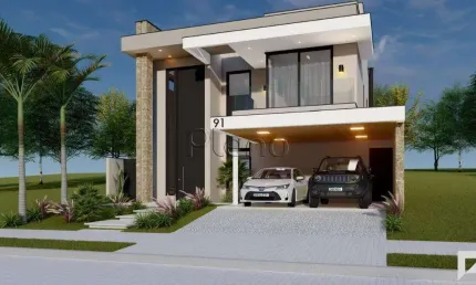 Casa à venda em Campinas, Jardim Madalena, com 3 suítes, com 225 m², Vista Campinas