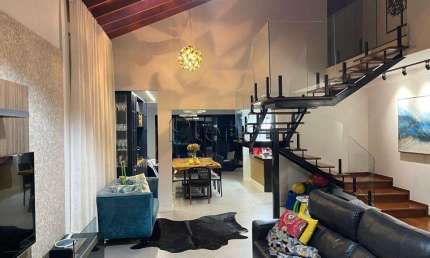 Sobrado à venda em Indaiatuba, Jardim Santa Rita, com 4 suítes, com 290 m², Condomínio Helvétia Park