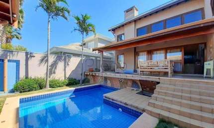 Sobrado para alugar em Campinas, Alphaville Dom Pedro, com 4 suítes, com 420 m²