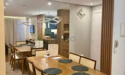 Apartamento à venda em Paulínia, Balneário Tropical, com 3 quartos, com 80 m²