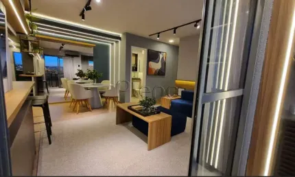 Apartamento à venda em campinas, mansões santo antônio, com 3 quartos, com 66 m², freedom mansões