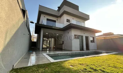 Sobrado à venda em valinhos, pinheiro, com 3 suítes, com 230 m², condomínio portal do jequitibá