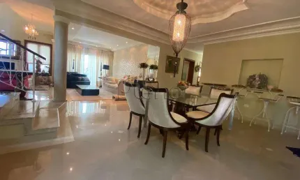 Sobrado à venda em campinas, loteamento alphaville campinas, com 4 suítes, com 476 m²