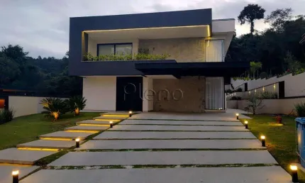 Sobrado à venda e para alugar em itupeva, serra azul, com 4 suítes, com 488 m², fazenda serra azul i