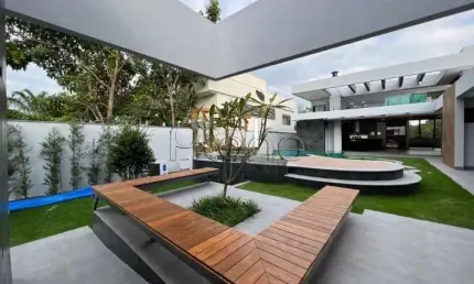 Sobrado à venda em campinas, loteamento residencial jaguari (sousas), com 5 suítes, com 600 m²