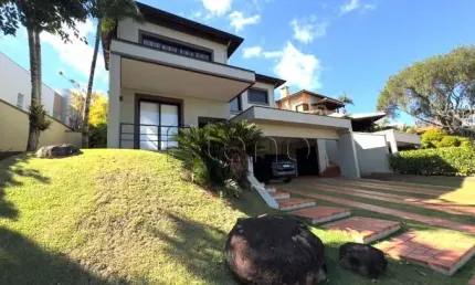 Sobrado à venda e para alugar em campinas, loteamento alphaville campinas, com 3 suítes, com 420 m²
