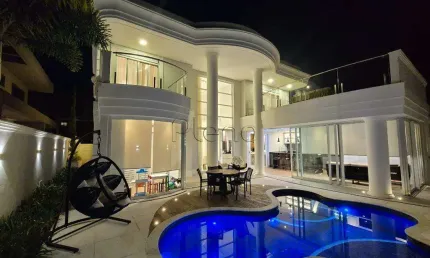 Sobrado à venda em campinas, alphaville dom pedro 2, com 4 quartos, com 420 m²