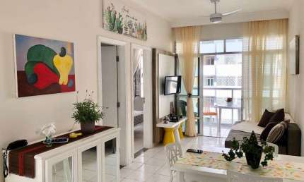 Apartamento 2 Quartos para Venda em Guarujá, Pitangueiras, 2 dormitórios, 1 banheiro