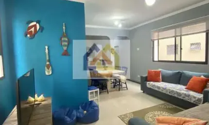 Apartamento para Venda em Guarujá, Enseada, 3 dormitórios, 1 suíte, 2 banheiros, 1 vaga