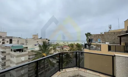 Cobertura duplex para venda em guarujá, enseada, 3 dormitórios, 3 suítes, 4 banheiros, 2 vagas