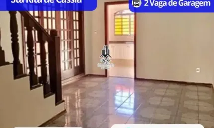 Casa para Venda em Itajubá, Santa Rita de Cássia, 3 dormitórios, 1 suíte, 3 banheiros, 2 vagas