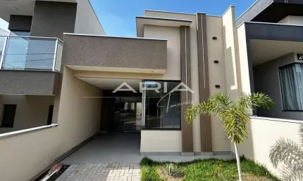 Casa NOVA, à VENDA, no Morada das Flores Rosas em Cambé, próximo a Londrina