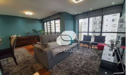 Apartamento com 3 dormitórios à venda, 122 m² por r$ 1.400.000,00 - brooklin - são paulo/sp