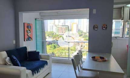 Apartamento com 1 dormitório, 34 m² - venda por R$ 600.000,00 ou aluguel por R$ 3.770,00/mês - Cidade Monções - São Paulo/SP