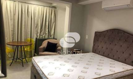 Apartamento com 1 dormitório para alugar, 25 m² - Santo Amaro - São Paulo/SP