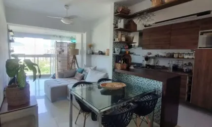 ALUGO LINDO APARTAMENTO 2 QUARTOS COM SUITE, 70M², 1 VAGA , MOBILIADO E DECORADO NO CONDOMÍNIO BORA BORA REAL RESORT NA BARRA OLÍMPICA