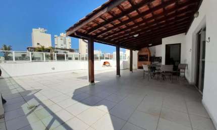 Cobertura Penthouse para Temporada em Guarujá, Praia da Enseada, 3 dormitórios, 1 suíte, 2 banheiros, 1 vaga