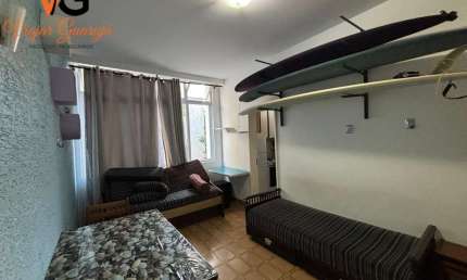Apartamento para Locação em Guarujá, Pitangueiras, 1 dormitório, 1 banheiro