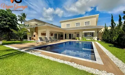 Casa Térrea para Venda em Guarujá, Jardim Acapulco, 5 dormitórios, 5 suítes, 9 banheiros, 5 vagas