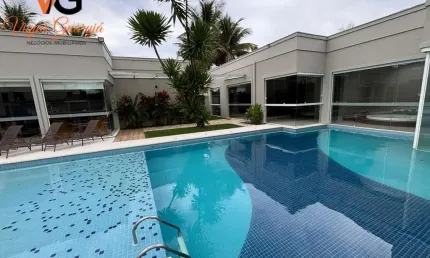 Casa Térrea para Venda em Guarujá, Jardim Acapulco, 5 dormitórios, 5 suítes, 8 banheiros