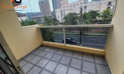 Apartamento para Venda em Guarujá, Enseada, 3 dormitórios, 2 banheiros, 1 vaga
