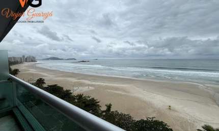Apartamento para Locação em Guarujá, Pitangueiras, 3 dormitórios, 1 suíte, 3 banheiros, 1 vaga