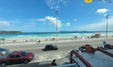 Apartamento de 02 quartos a venda de frente a Praia do Forte, Cabo Frio/RJ
