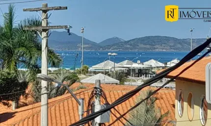 Apartamento vista mar à venda com 2 quartos no algodoal, cabo frio/rj