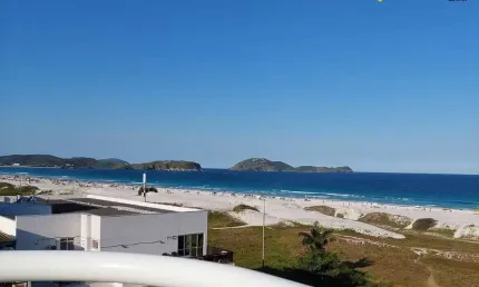 Excelente cobertura mobiliada à venda com vista mar na praia do Forte/Dunas