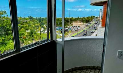ALUGUEL ANUAL, QUARTO E SALA COM VISTA MAR DA PAJUÇARA