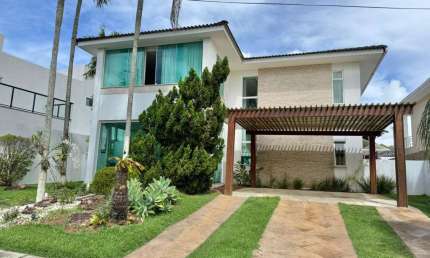 Casa em Condomínio para Venda em Camaçari, Abrantes, 4 dormitórios, 4 suítes, 7 banheiros, 4 vagas