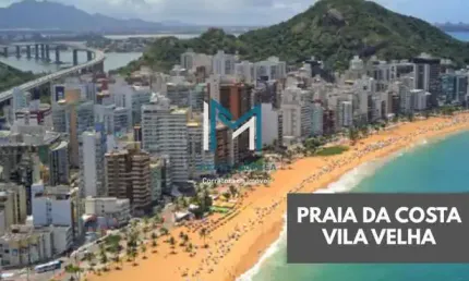 02 QUARTOS - Conforto e Localização na Praia da Costa – Apto Mobiliado com 90m²