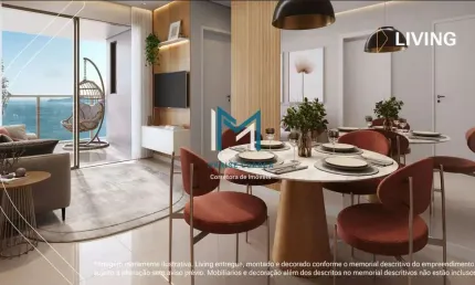 Apartamento 2 Qtos c/ Suíte no Kalena Residence, Jockey de Itaparica, Vila Velha