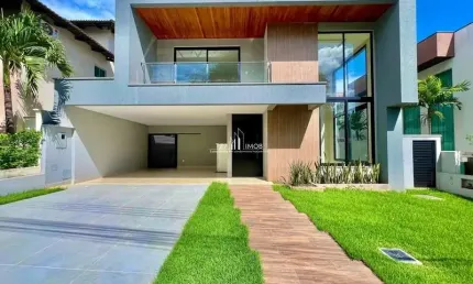 Sobrado novo recém construído de 4 suítes no jardins Mônaco.