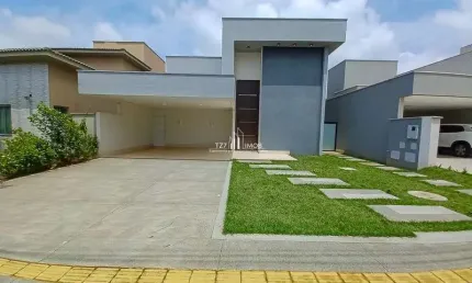 Casa Térrea no condomínio Jardins Lisboa, com 3 suítes plenas.