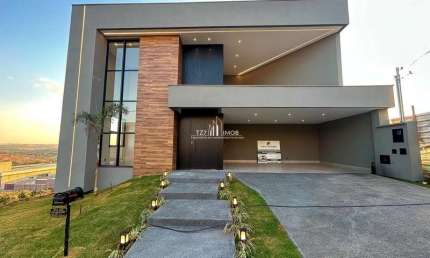 Casa em condomínio fechado com 4 quartos à venda no Jardins Bolonha, Senador Canedo 
