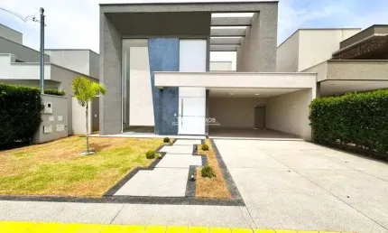 Casa Térrea no condomínio Jardins Lisboa, com 4 suítes plenas.