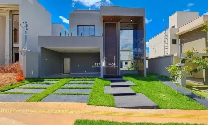 Sobrado com 3 Suítes plenas no condomínio Jardins Bolonha.
