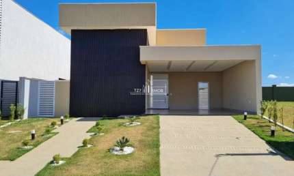 Casa térrea com 3 suítes plenas, no condomínio terras alpha 1